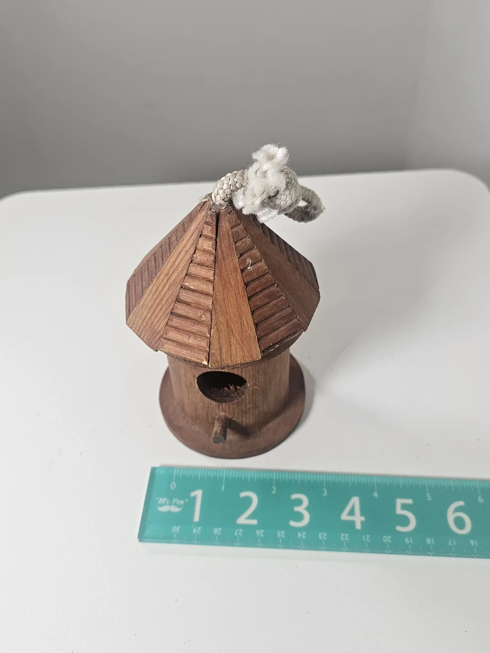Miniature Outdoor Amish Style Wooden Birdhouse